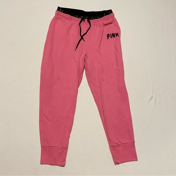 Victoria's Secret PINK Jogger Sweatpants Pink Size Large - Picture 1 of 16